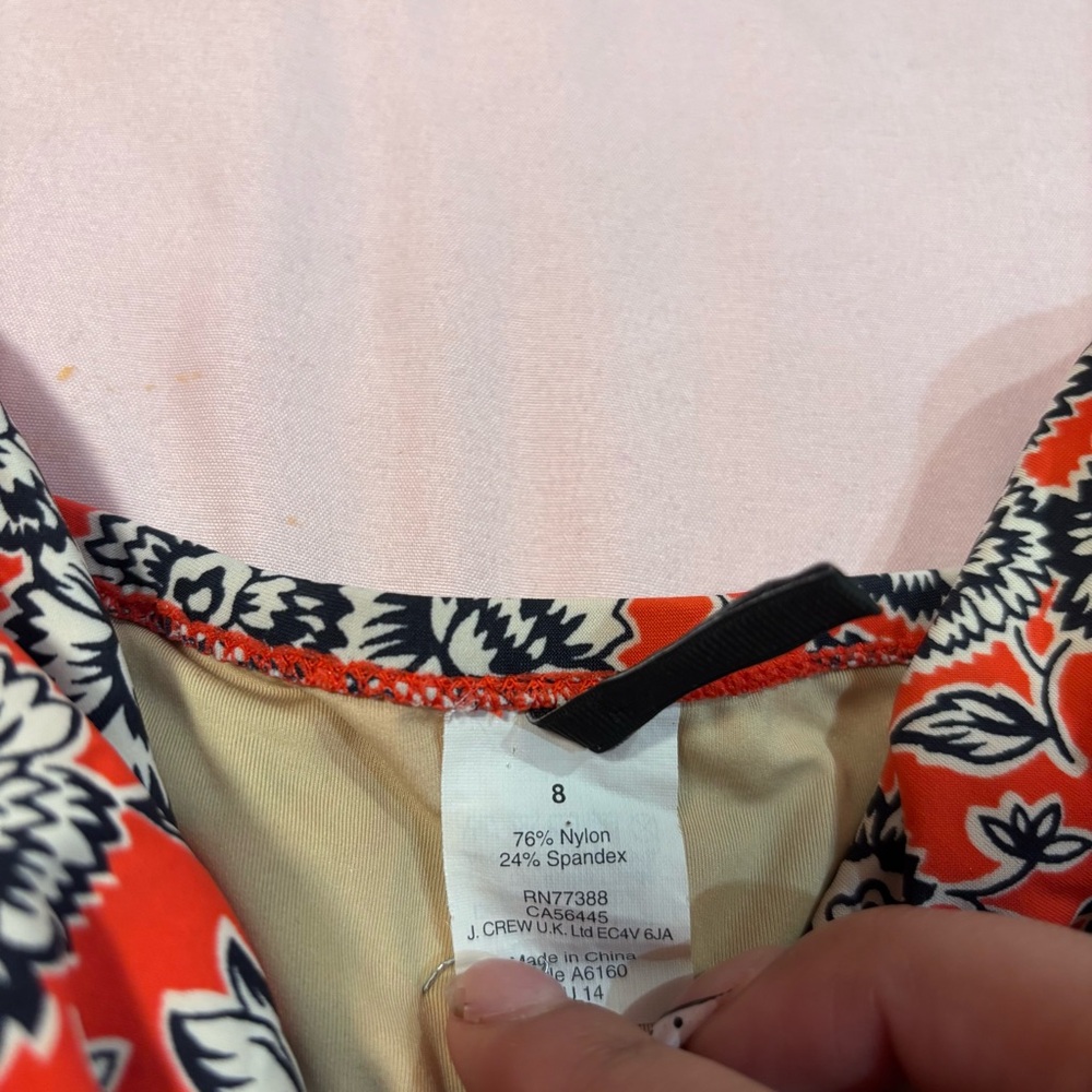 J.Crew Liberty One-Piece Bathing Suit in Liberty
Meadow Song Floral size 8 - Picture 5 of 5